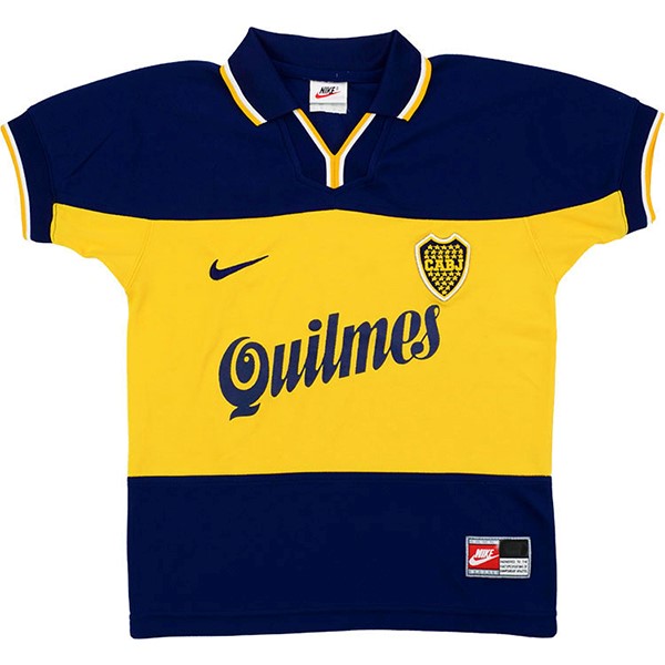 Tailandia Camiseta Boca Juniors 1ª Kit Retro 1999 Azul Amarillo